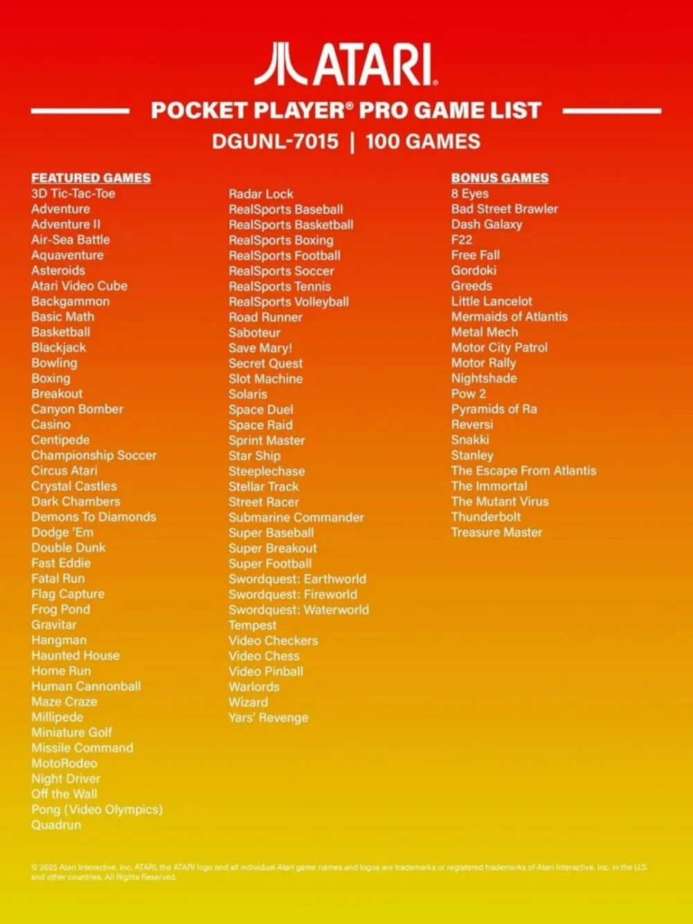 Portable Retro Gaming Console with 100 Preloaded Games & 2.8